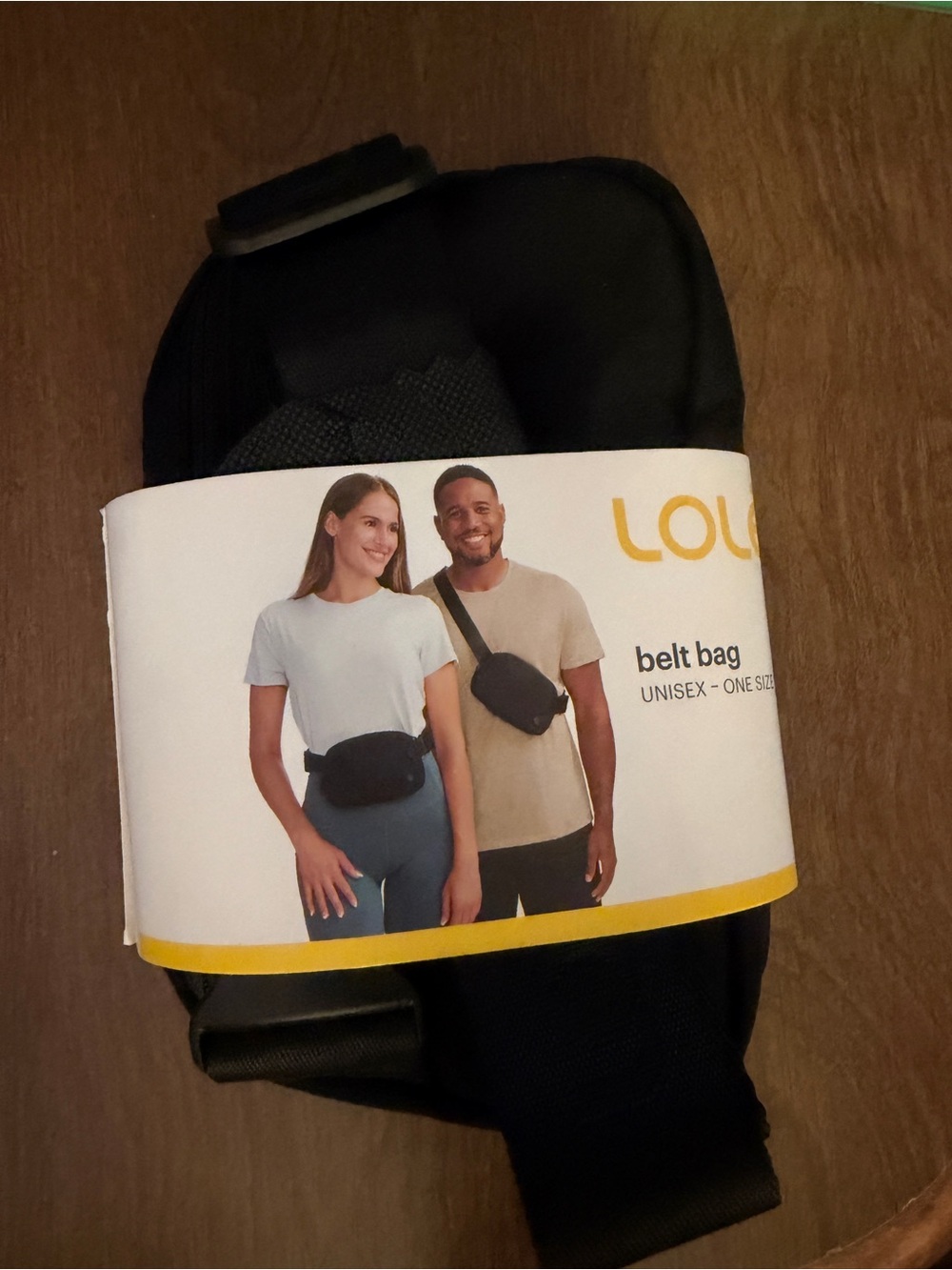 Lole Black Unisex Belt Bag
